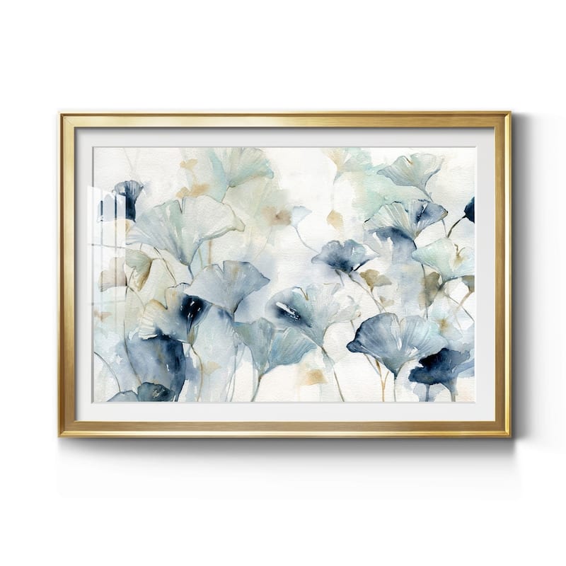 Glorious Ginkgo Premium Framed Print - Ready to Hang - 30.5X42.5 - Gold