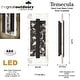 preview thumbnail 7 of 6, The Great Outdoors 77101-L Temecula 18" Tall ADA LED Outdoor Wall