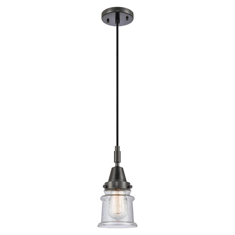 Innovations Lighting 447-1P-G184S Canton 5" Wide Mini Pendant with