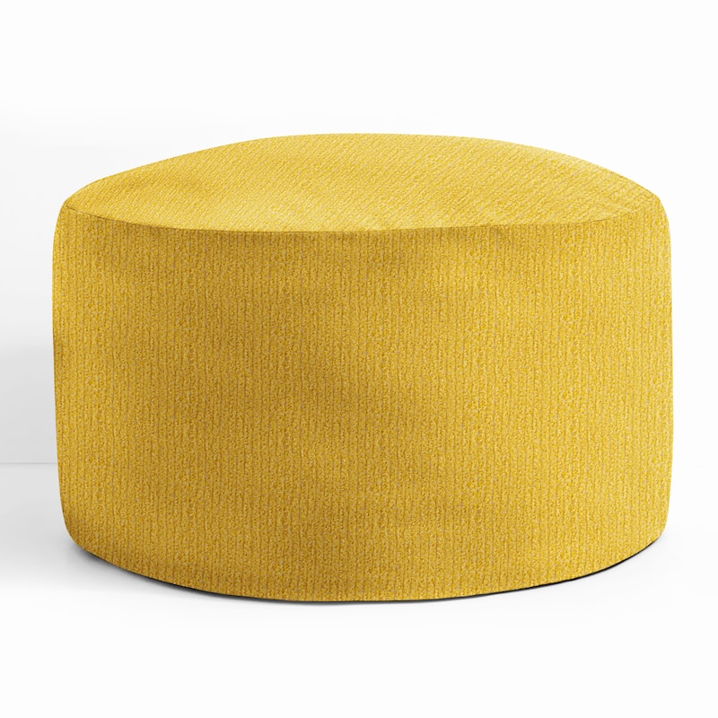 Sorra Home Sunbrella Outdoor Bean Pouf Circle
