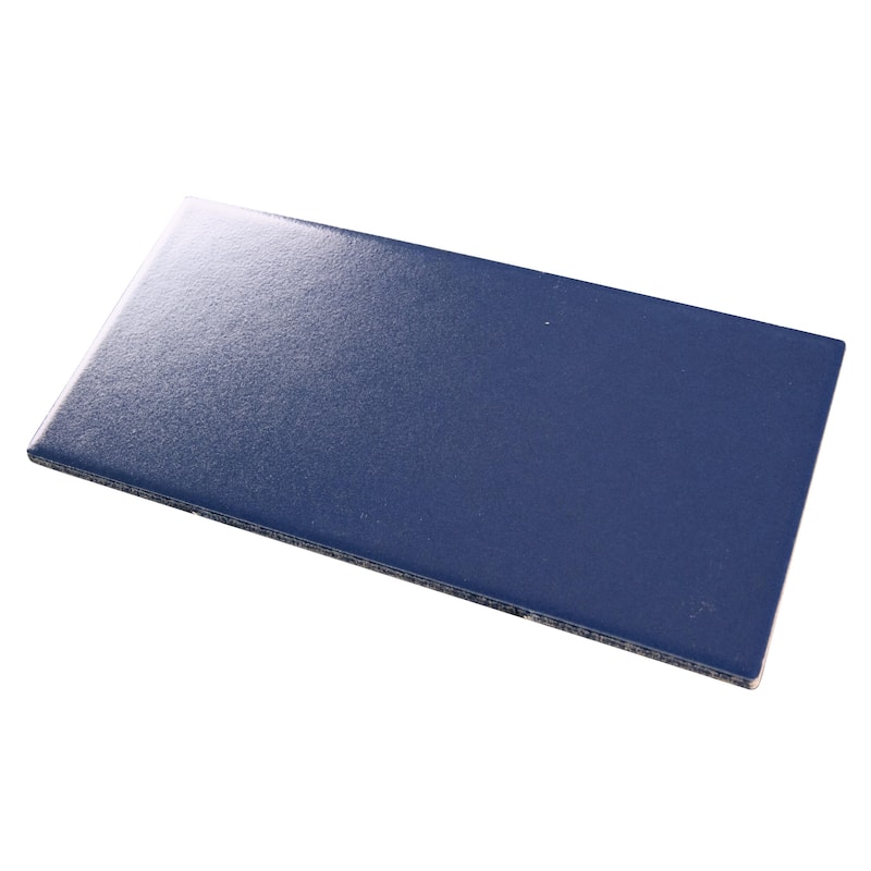 Merola Tile Piscina Brick Glossy Cobalto 9-5/8" x 19-1/2" Porcelain Floor and Wall Tile