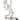 Matashi Silver Plated Tennis Player Figurine Embellished w Crystals, Gift for Sports Fan, Desk Accessories, Trophy, Office Décor