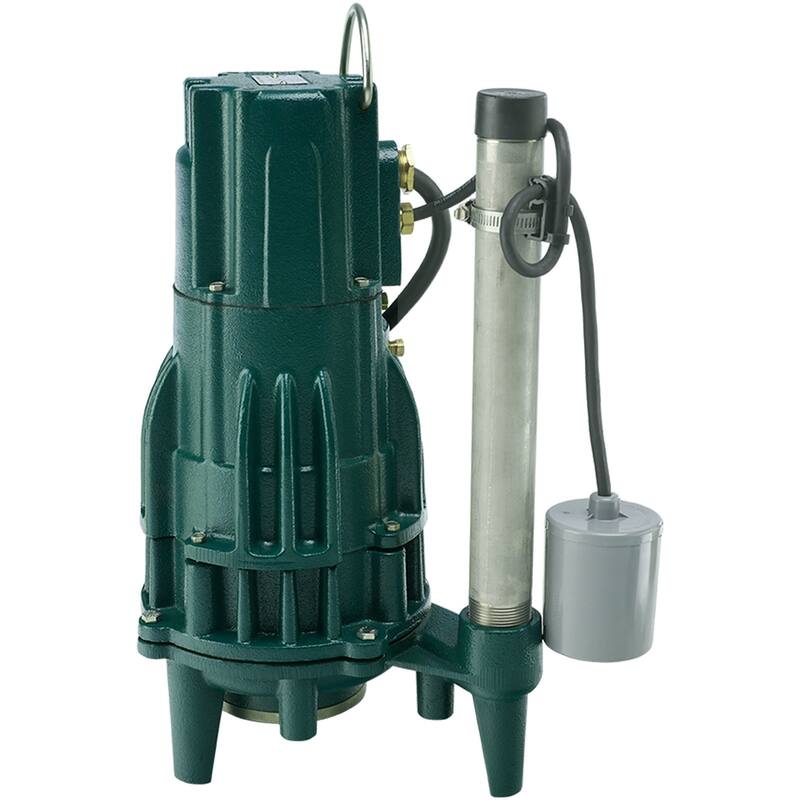 Zoeller The Shark 2HP Automatic Single Directional Grinder Pump - Natural - Natural