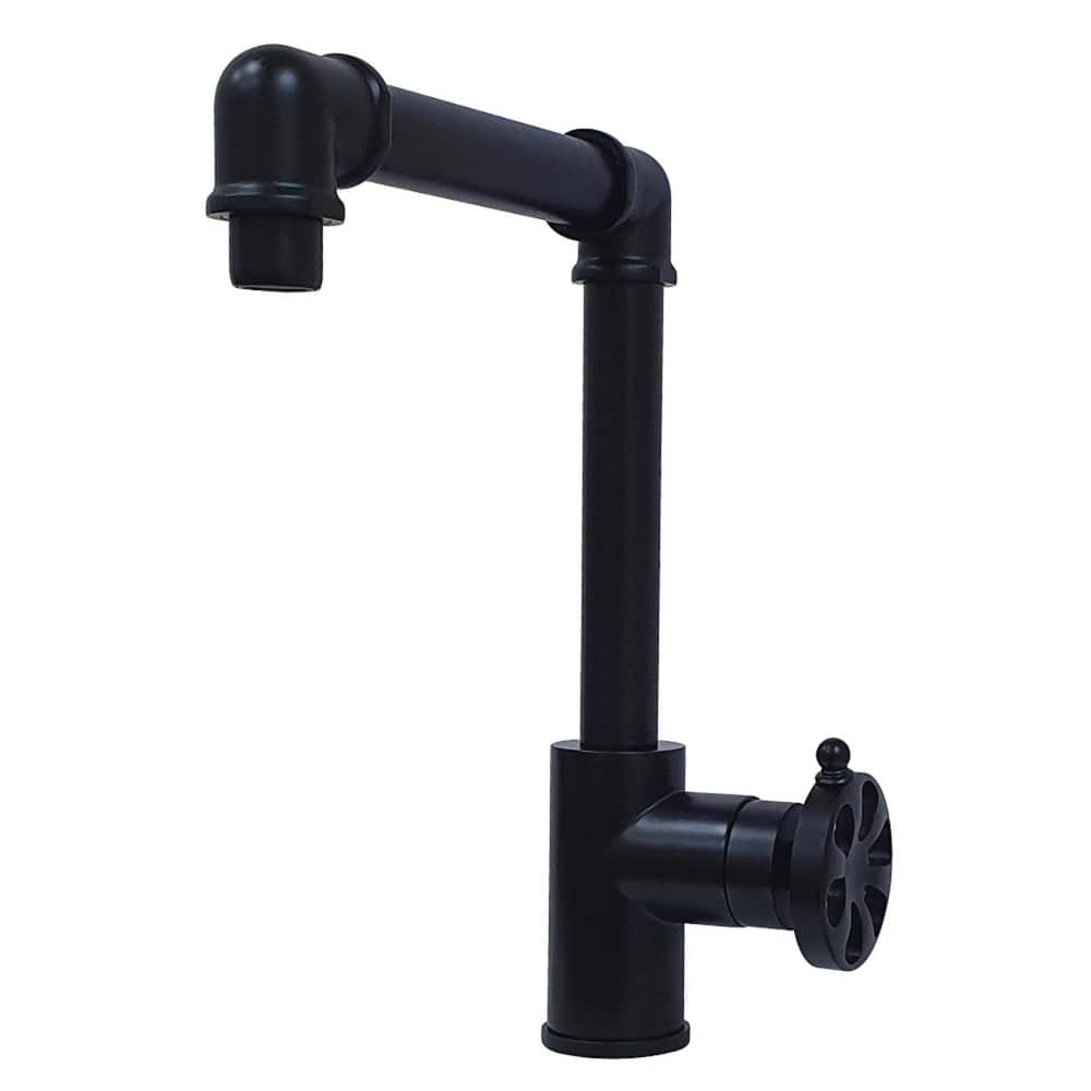 Kingston Brass Belknap Single-Handle 1-Hole Deck Mount Bathroom Faucet with Push Pop-Up