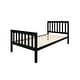 preview thumbnail 35 of 44, Clayfell Ames Twin Over Twin Solid Wood Bunk Bed Frame, Convertible, Sturdy Guardrails, Easy Assembly