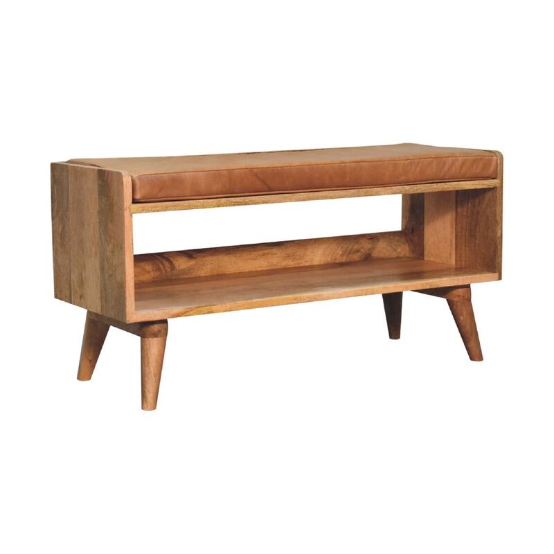 Elegant Design Bench with Leather Sturdy And Durable