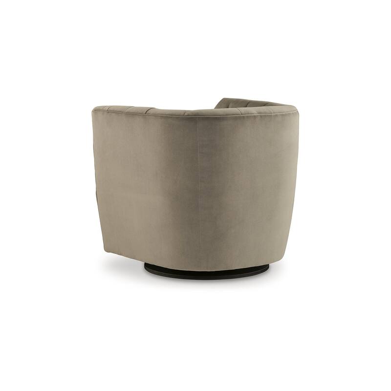Signature Design by Ashley Hayesler Brown Swivel Accent Chair - 33"W x 32"D x 31"H