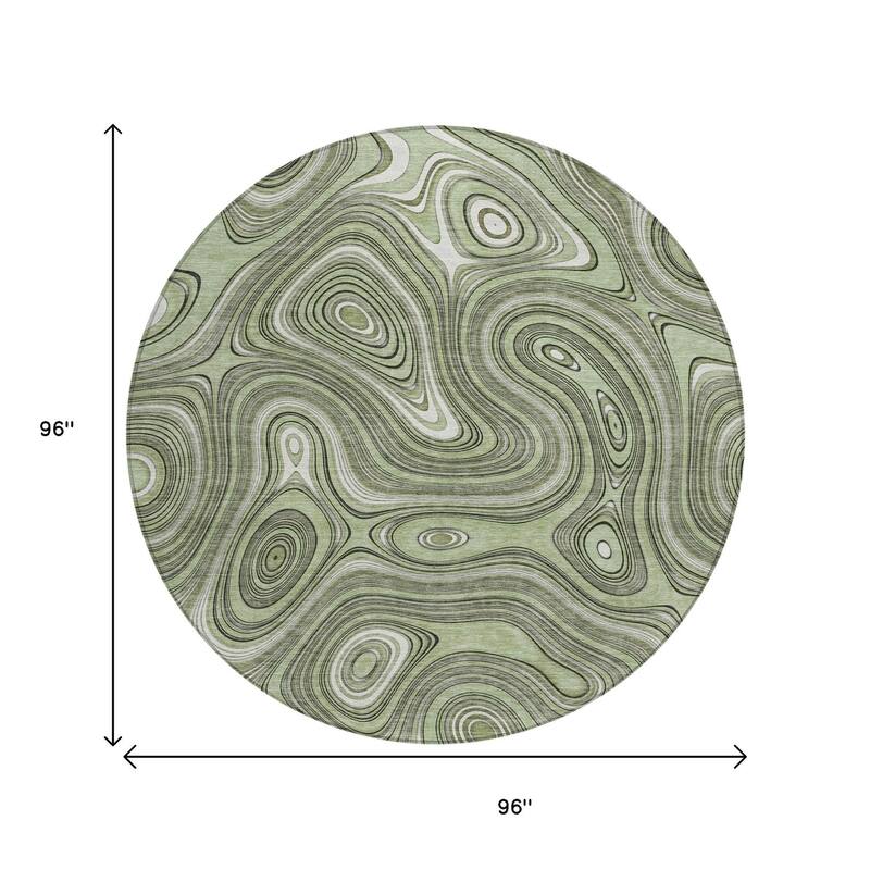 HomeRoots Geometric Transitional Rectangle Outdoor Rug