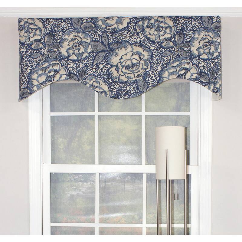 RLF Home Peony Garden Cornice 50" Window Valance