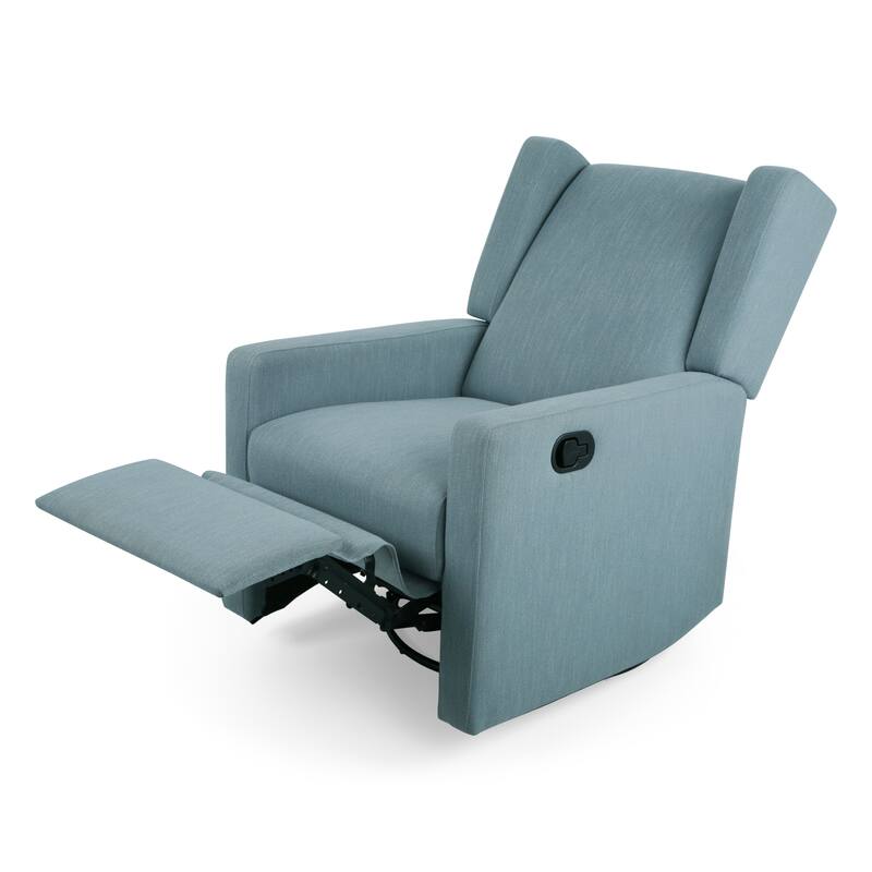 Christopher Knight Home - Hounker Contemporary Upholstered Swivel Recliner