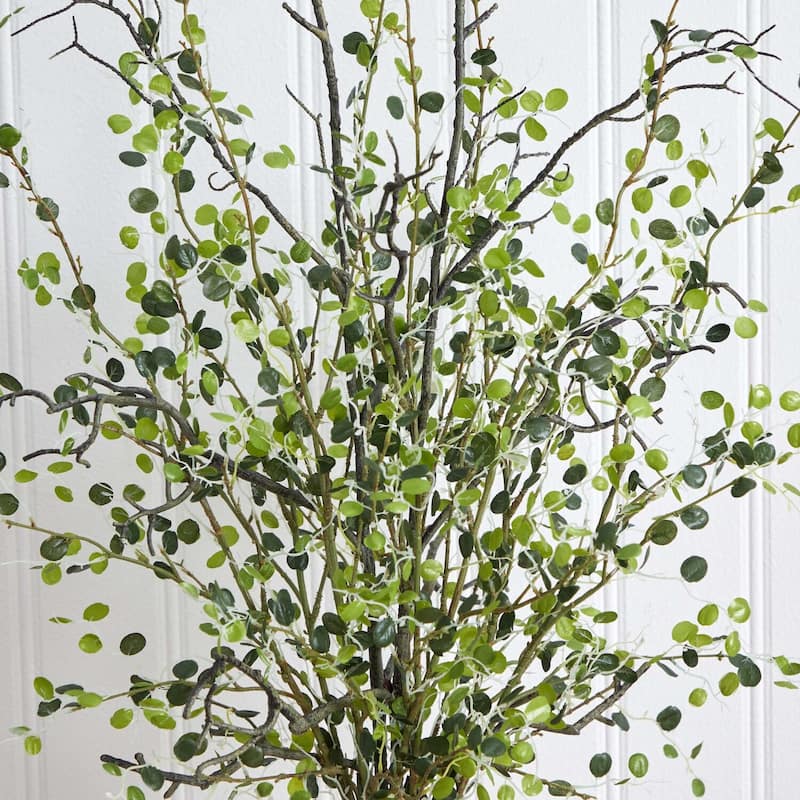 Tall Willow Arrangement in Vase - 42" Decorative Faux Floral DÃ©cor for Home Living Room Office - 42