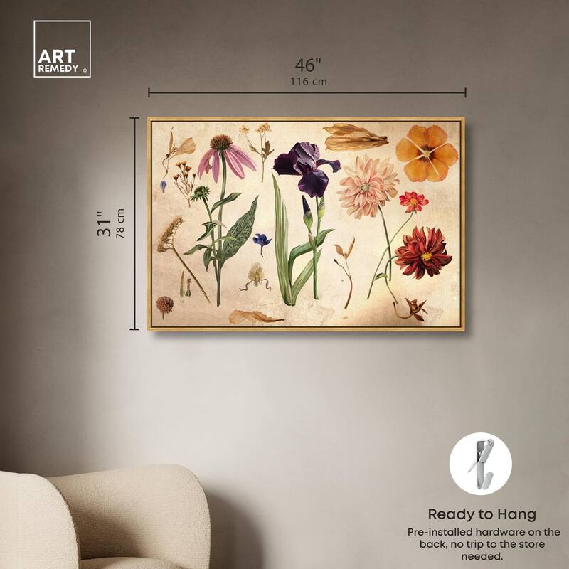 Floral Selection II Canvas by Art Remedy
