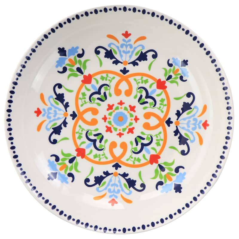 Gibson Home Tijuana 5 Piece Fine Cermic Pasta Bowl Set - 3 Piece Set
