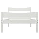 preview thumbnail 3 of 8, Twin Size Wood Platform Bed With Headboard And Wooden Slat Support (White)