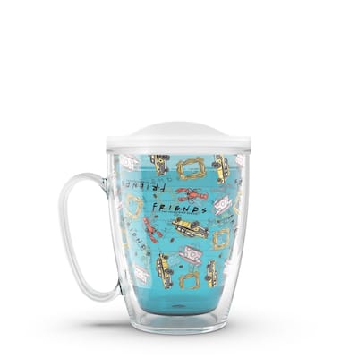 Tervis Friends - All Over Made in USA Double Walled Insulated Travel Tumbler, Classic - 16oz Mug