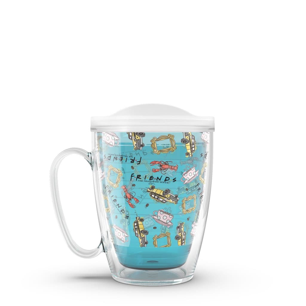 Tervis Friends - All Over Made in USA Double Walled Insulated Travel Tumbler, Classic - 16oz Mug