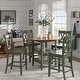 preview thumbnail 11 of 57, Eleanor X-Back Wood Counter Chairs (Set of 2) by iNSPIRE Q Classic