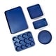 preview thumbnail 3 of 2, Granitestone Blue Stainless Steel Nonstick 15 Piece Cookware and Bakeware Set