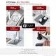preview thumbnail 12 of 14, STYLISH 9 inch Single Bowl Undermount and Drop-in Stainless Steel Kitchen Sink - 9" x 17.75" x 5"