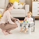preview thumbnail 4 of 8, Babyjoy Baby Travel Booster Seat with Double Tray Portable Folding - See Details