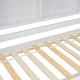 preview thumbnail 17 of 16, Twin House Loft Bunk Bed Kids Bed with Guardrails Semi-enclosed Roof Bedside Shelves and Ladder, Grey