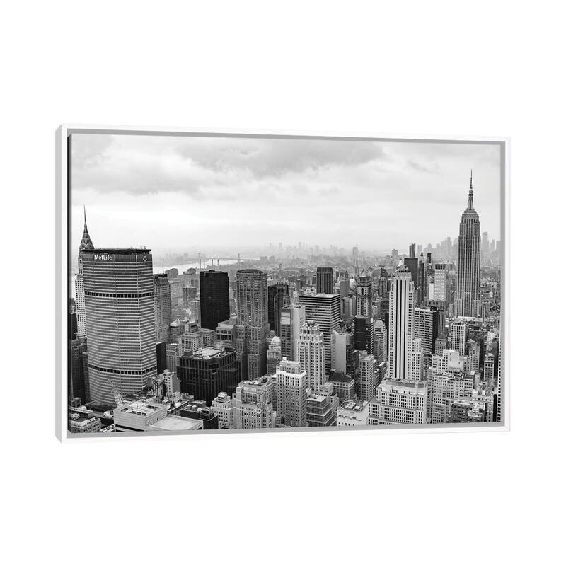 iCanvas "New York State of Mind VI" by Bethany Young Framed - White - 18x26
