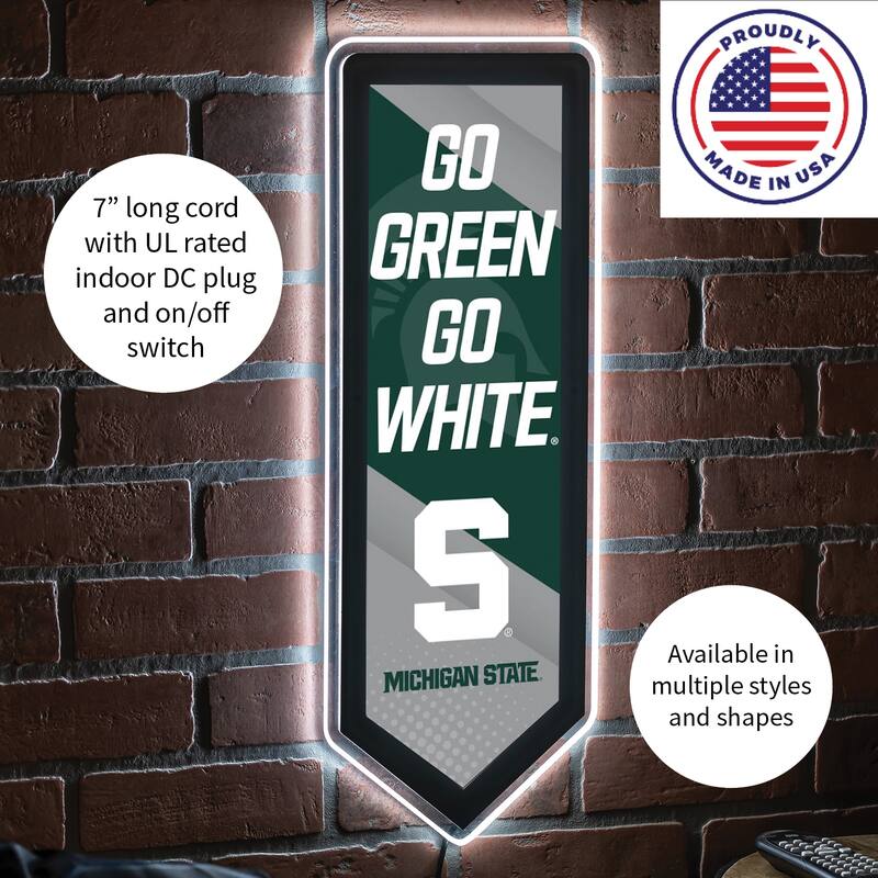 Michigan State University LED Lighted Sign