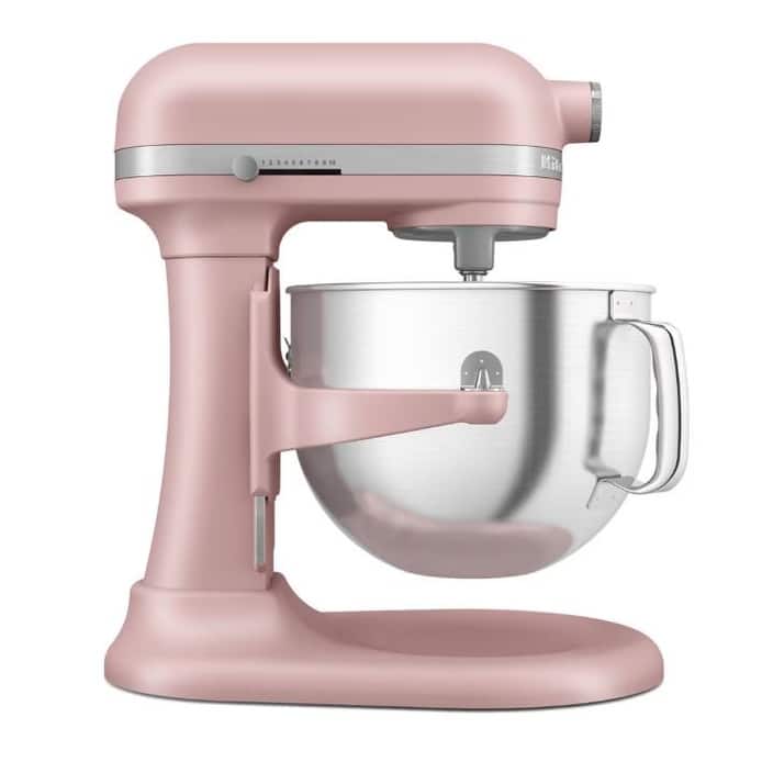 KitchenAid Refurbished 7 Quart Bowl-Lift Stand Mixer, RKSM70 - Matte Dried Rose