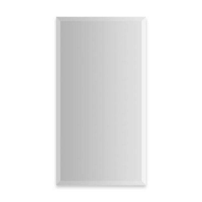 Robern PL Portray 15-1/4" x 36" Beveled Frameless Single Door Medicine - Mirrored - Mirrored Finish