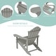 preview thumbnail 18 of 55, Bonosuki Faux Wood Outdoor Patio Adirondack Chair