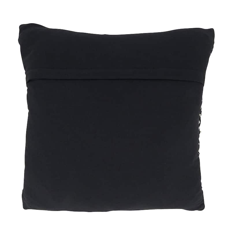 Throw Pillow With Dual-Tone Moroccan Design