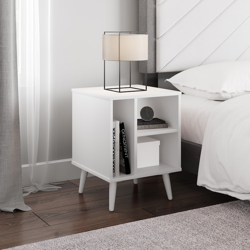 Boyd Sleep Warwick Mid-Century Modern 3-Shelf Nightstand