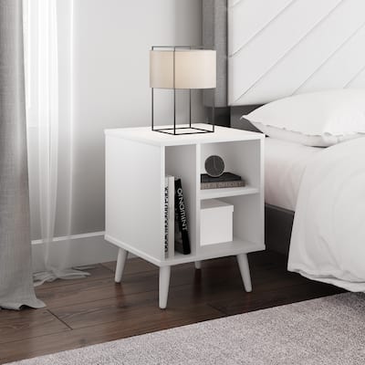Boyd Sleep Warwick Mid-Century Modern 3-Shelf Nightstand
