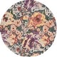 preview thumbnail 34 of 41, SAFAVIEH Handmade Blossom Benfje French Country Floral Wool Rug 6' Round - Blue/Purple