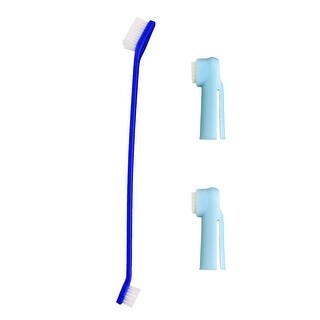 Shop 3 In 1 Pet Cat Teeth Healthy Bar Tooth Brush Finger Brushes