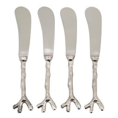 Cocktail Knives Set With Twig Design (Set of 4)
