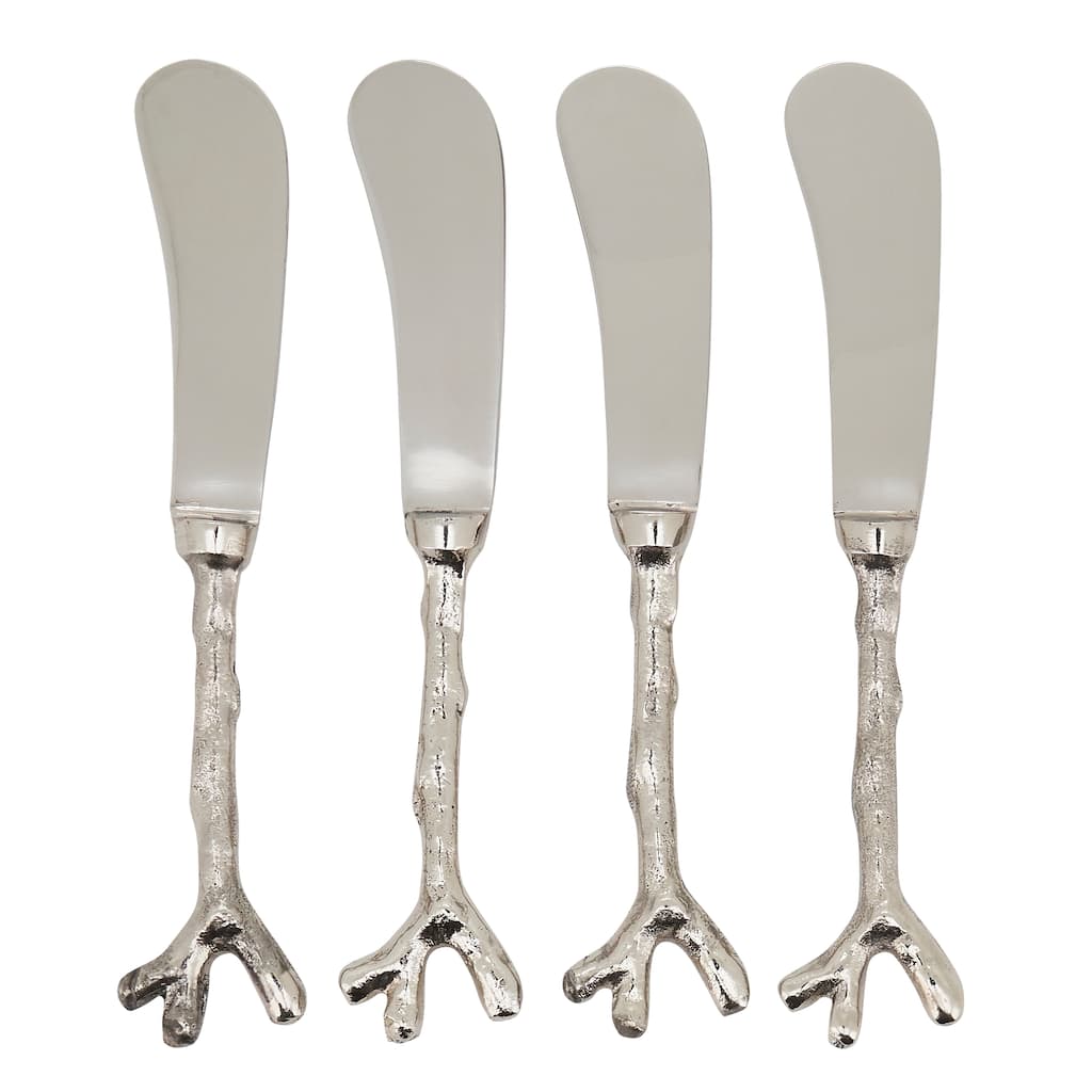 Cocktail Knives Set With Twig Design (Set of 4)