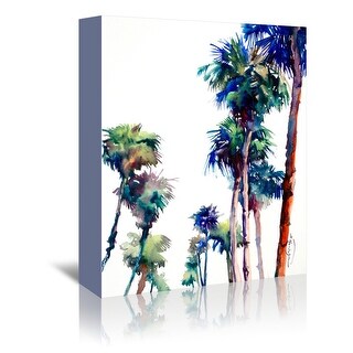 Americanflat - 8" x 10" Palms On The Beach by Suren Nersisyan Wrapped ...