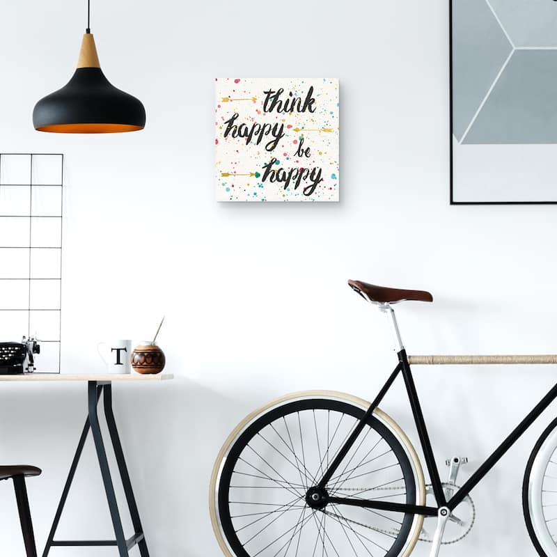 Think Happy II Canvas Art Print