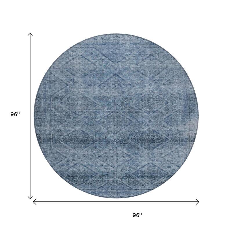 HomeRoots Geometric Transitional Rectangle Outdoor Rug