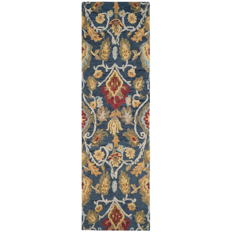 SAFAVIEH Fiorello Handmade Blossom French Country Wool Area Rug