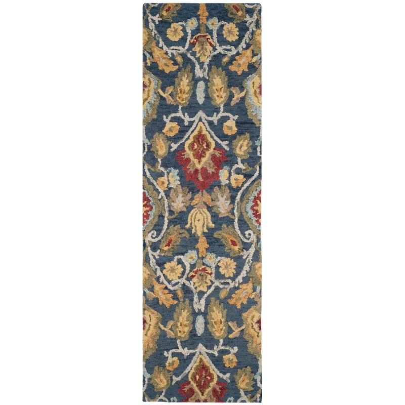 SAFAVIEH Fiorello Handmade Blossom French Country Wool Area Rug