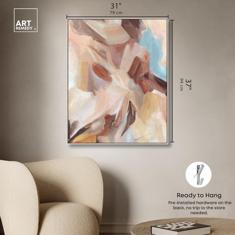 Layers of Colors I Canvas by Art Remedy