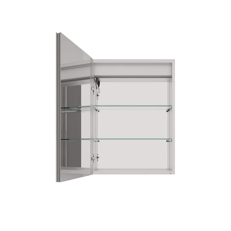 26x20 inch Bathroom Medicine Cabinet with LED Mirror