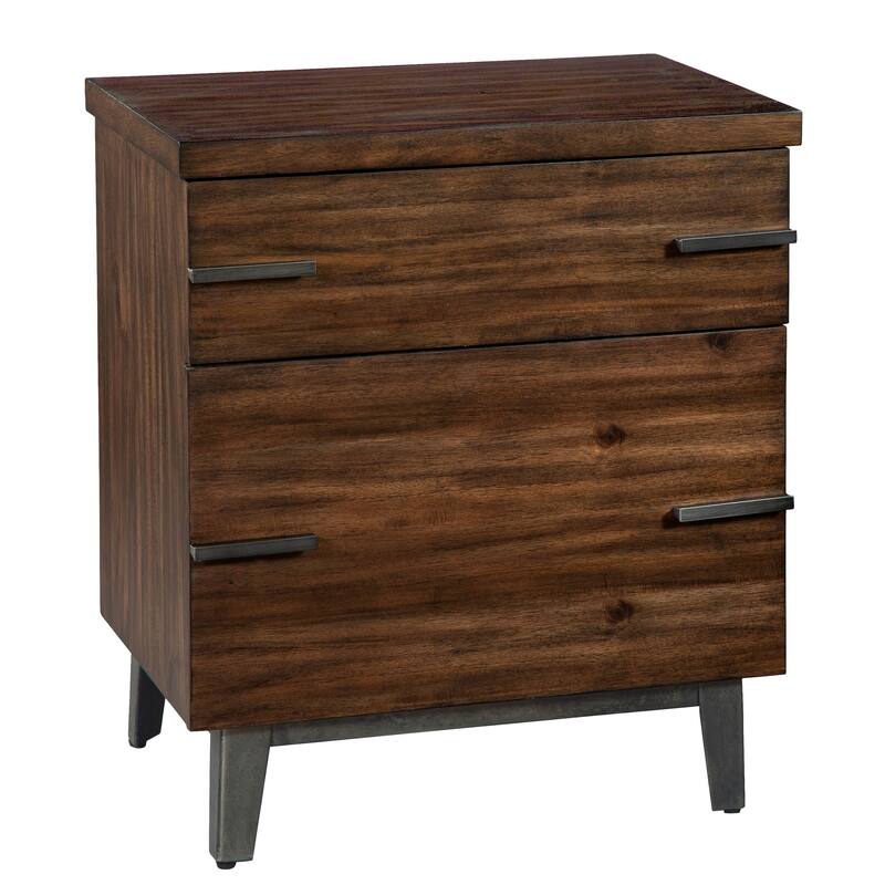 Hekman Furniture Monterey Point Acacia Wood Two-drawer Filing Cabinet