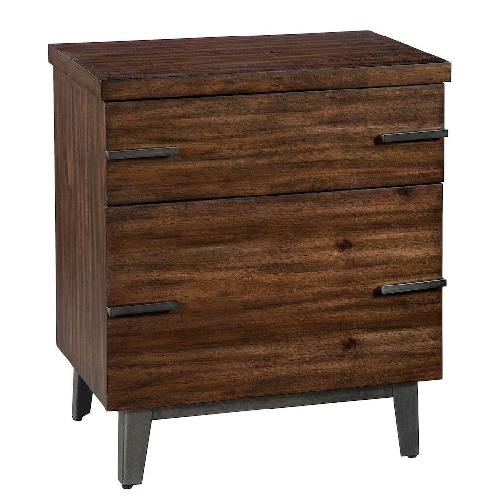 Hekman Furniture Monterey Point Acacia Wood Two-drawer Filing Cabinet