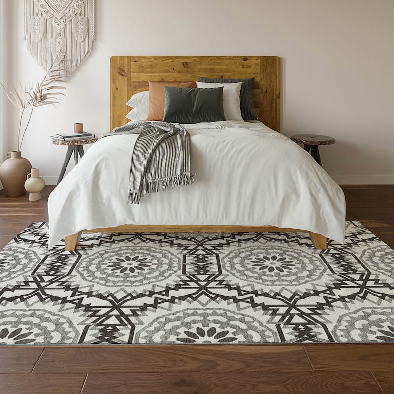 Premium Washable Super Soft Boho Global Mayfield Rug