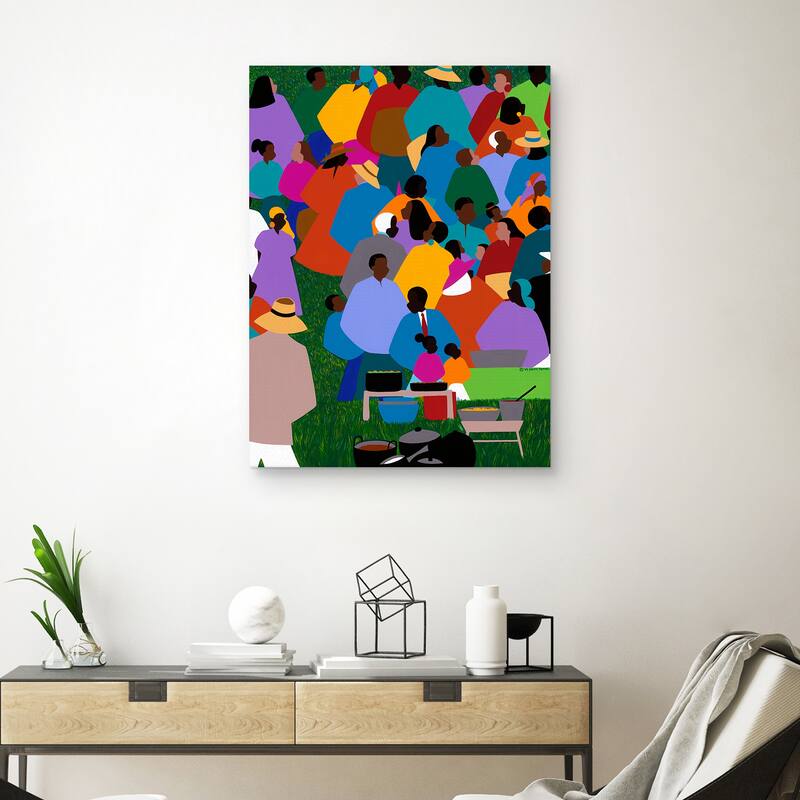Gathering Gullah Islands by Synthia SAINT JAMES Canvas Art Print