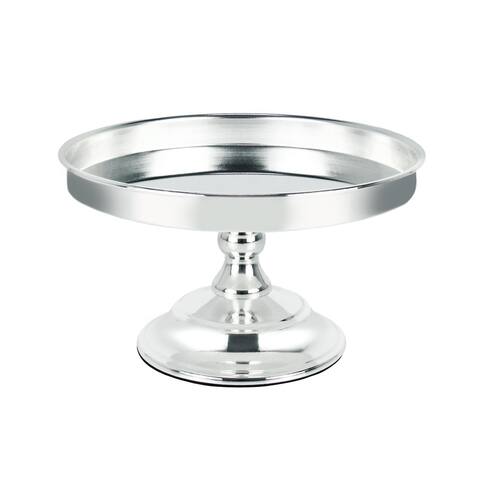 Silver Classic Round Cake Stand Dessert Display