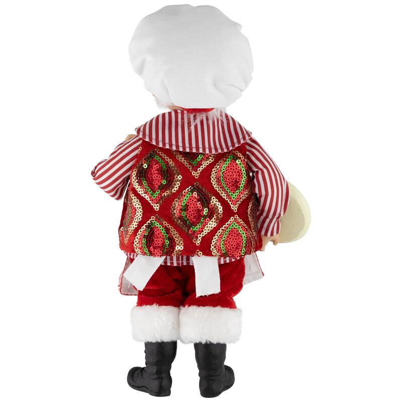 Chef Elf with Baked Goods Christmas Figure - 12"